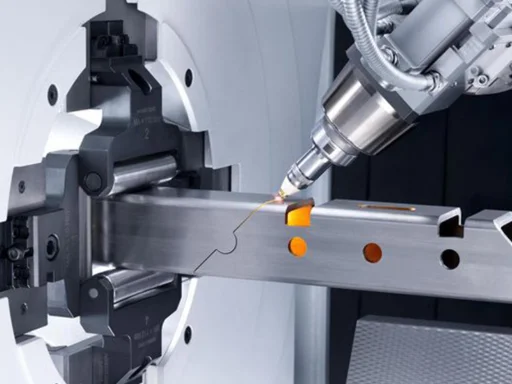 Corte laser de tubo metálico